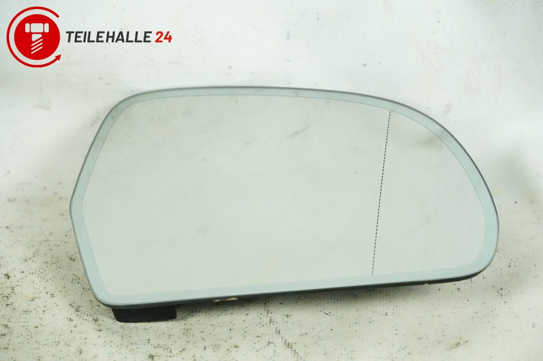 Spiegelglas mit Platte für AUDI A4 B8 2010-2015 Beheizbar Rechts