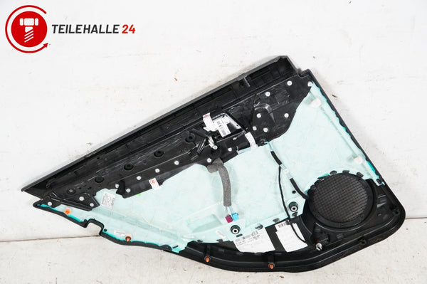 Mercedes S204 W204 Türverkleidung Türpappe hinten rechts Leder schwarz Lugano