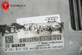 Audi A4 B8 8K 2.0 TDI CAGA Schlosssatz ECU MSG 03L906022JM 8K0419506AC 909131C