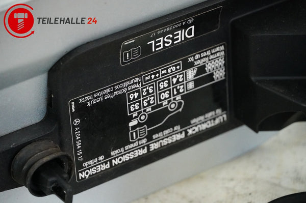 Mercedes S204 W204 Tankdeckel Klappe Irridiumsilber 775 A0005846517 A2047500103