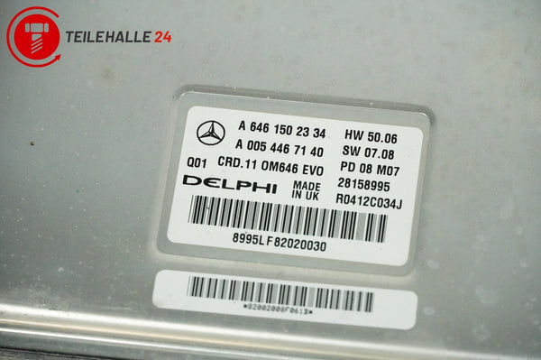 Mercedes S204 W204 C220 CDI OM646 Schlosssatz Funk A2045451308 A6461502334