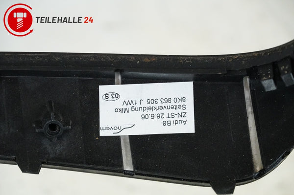 Audi A4 B8 8K Abdeckrahmen Mittelkonsole Blende Holz Wurzelnuss 8K0863305J