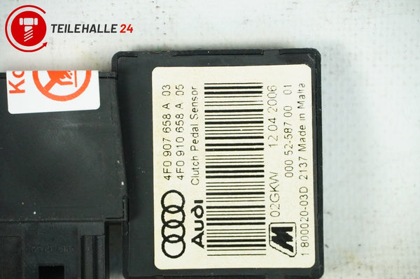 Audi A6 4F C6 Steuergerät Kupplungspedal Sensor Schalter ECU Modul 4F0907658A