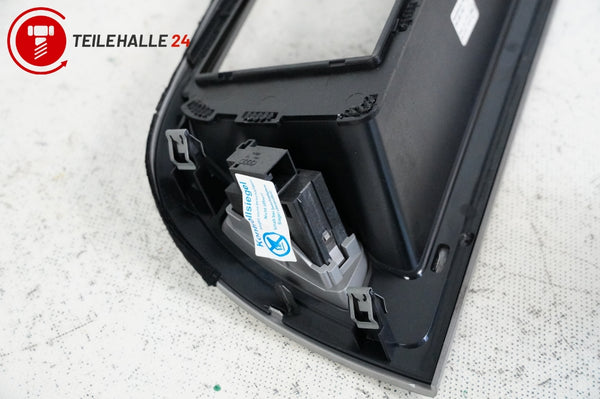 Audi A4 B8 8K Verkleidung Blende Display Armaturenbrett Rahmen silber 8K1857186F