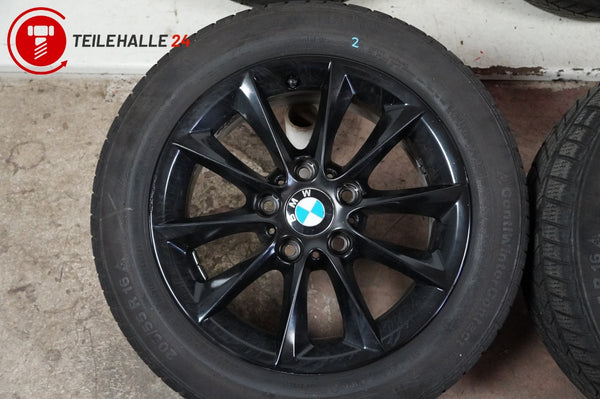 BMW E90 3er Winterräder 205/55 Alufelgen schwarz 7Jx16 ET40 Styling 365 6867125