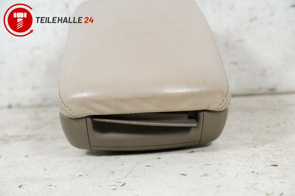 Audi A6 C6 4F Mittelarmlehne Ablagefach Mittelkonsole Leder kardamombeige