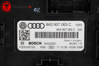 Audi A4 B8 8K Steuergerät Komfortsteuergerät Bordnetzsteuergerät 8K0907063C