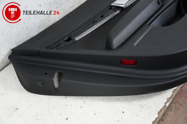 Audi A6 C6 4F Türverkleidung hinten links Leder schwarz Soul Milano 4F0867305K