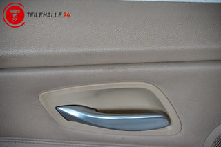 BMW E91 E90 3er Türverkleidung vorne links Leder Dakota savannabeige 7144735