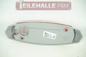 Hella Umrissleuchte oval links Seitenbegrenzung C5W 12V rot weiß Fahrerseite