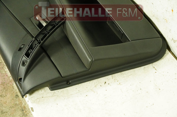 BMW E61 E60 5er Türverkleidung Türpappe hinten rechts Licht Leder Dakota schwarz