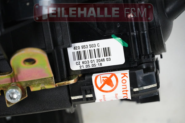 Audi A6 4F C6 Lenkstockschalter Kombischalter Schleifring 4F0953549A 4E0953521A