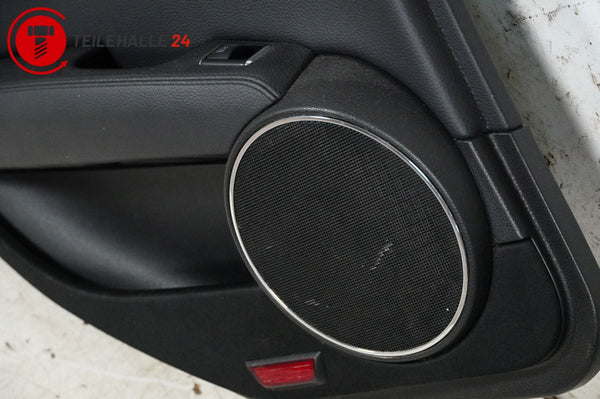 Mercedes S204 W204 Türverkleidung Türpappe hinten links Leder schwarz Lugano