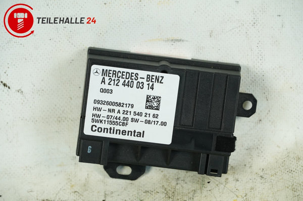 Mercedes S204 W204 Steuergerät Modul Kraftstoffpumpe Diesel A2124400314