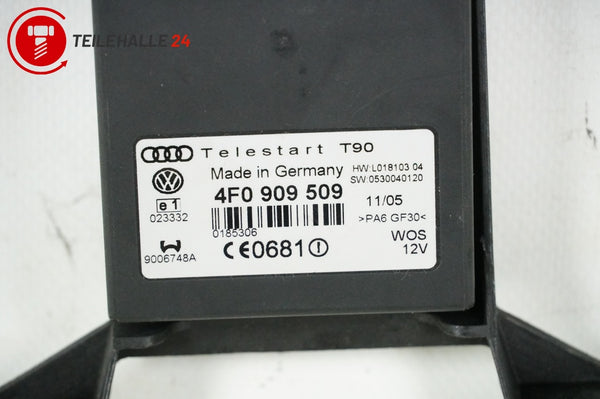 Audi A6 C6 4F Steuergerät Standheizung Telestart T90 Empfangsgerät 4F0909509