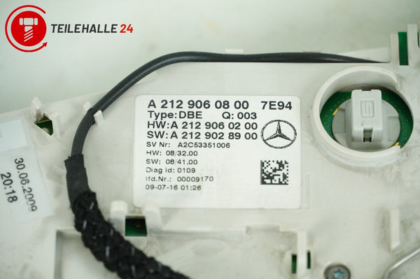 Mercedes S212 W212 E-Klasse Innenraumbeleuchtung Leseleuchte A2129060800 7E94