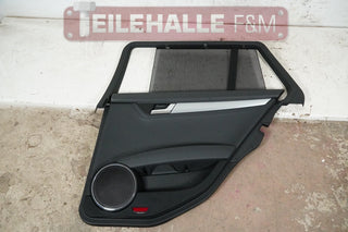 Mercedes S204 W204 Türverkleidung hinten rechts Leder schwarz Rollo A2048101020