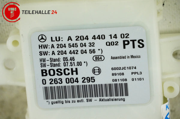 Mercedes S204 W204 C-Klasse Steuergerät Einparkhilfe PTS PDC Modul A2044401402