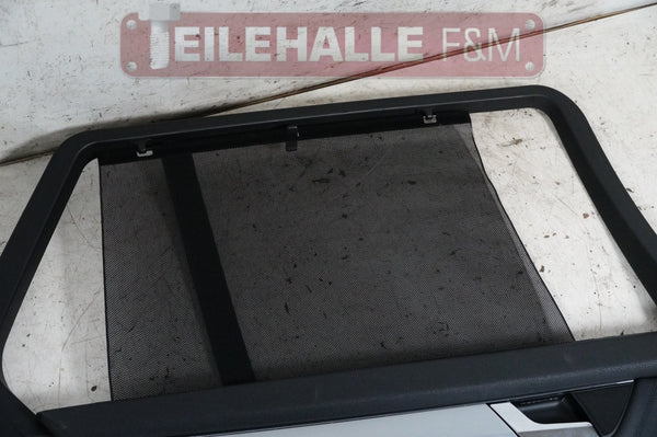 Mercedes S204 W204 Türverkleidung hinten links Leder schwarz Rollo A2048100920