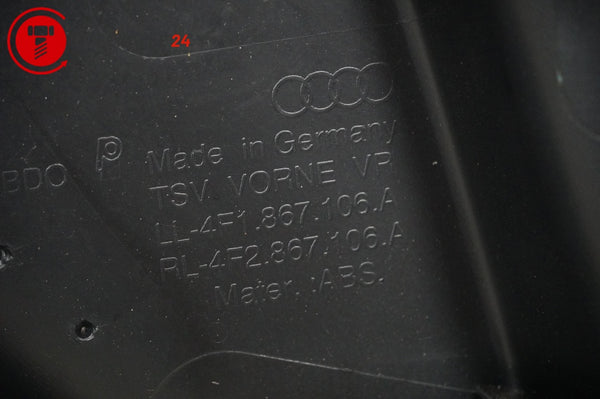 Audi A6 C6 4F Türverkleidung vorn rechts BOSE Volterra Amaretto braun 4F0899N0KB