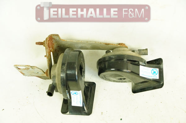 BMW E61 E60 5er Hupen Signalhorn Fanfare Hochton Tiefton Klaxon 0092018 6935709