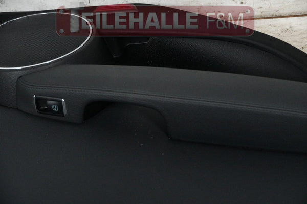 Mercedes S204 W204 Türverkleidung hinten links Leder schwarz Rollo A2048100920