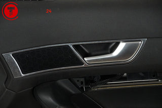 Audi A6 C6 4F Türverkleidung vorne rechts Leder schwarz Soul Milano 4F1867106C