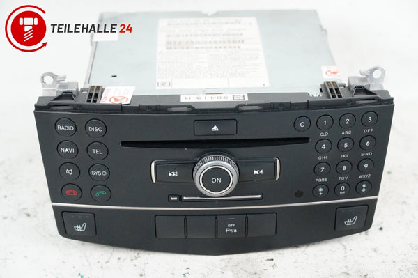 Mercedes S204 W204 Radio Comand Head Unit High Navigation A2048703896 6789