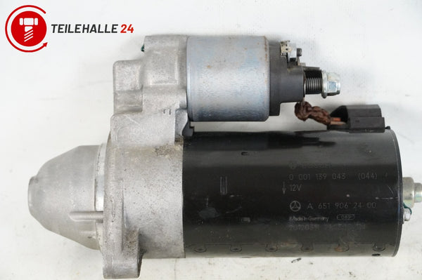 Mercedes W204 S204 C220 CDI Anlasser Starter A6519062400 Bosch 0001139043