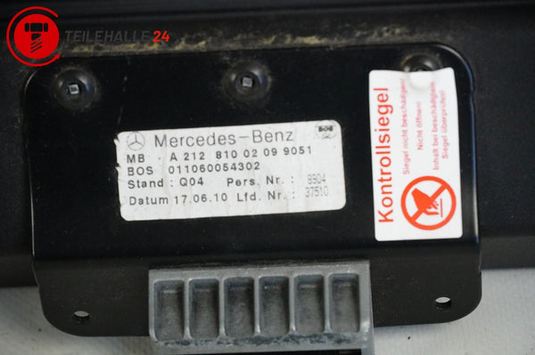 Mercedes W212 S212 Kombi Laderaumabdeckung Kofferraum Rollo schwa A2128100209