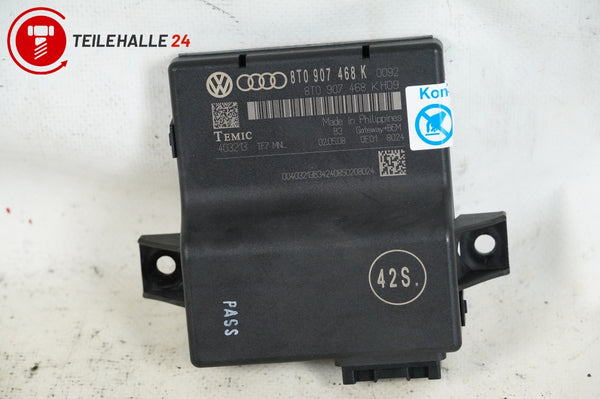 Audi A4 B8 8K Steuergerät Gateway Diagnose Interface Datenbus Modul 8T0907468K