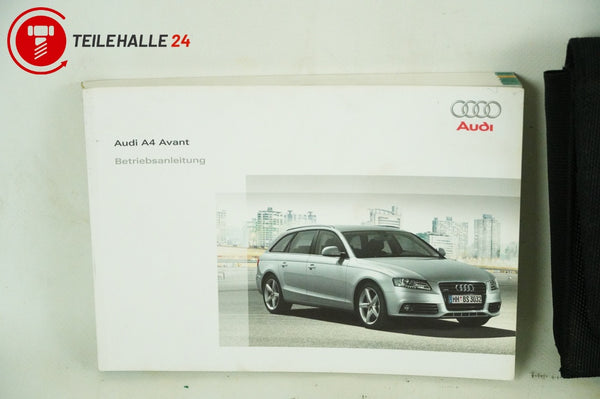 Audi A4 B8 8K Avant Bordmappe Betriebsanleitung Bedienungsanleitung Serviceheft