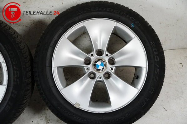 BMW E91 E90 3er Allwetterreifen Räder 205/55 R16 Alufelgen 7Jx16 ET34 6775594