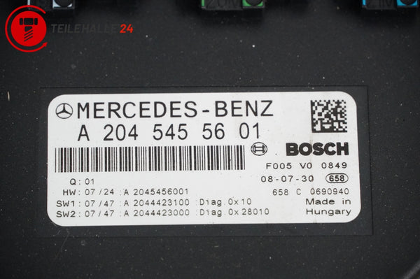 Mercedes S204 W204 C220 CDI Sicherungskasten SAM Steuergerät Modul A2045455601