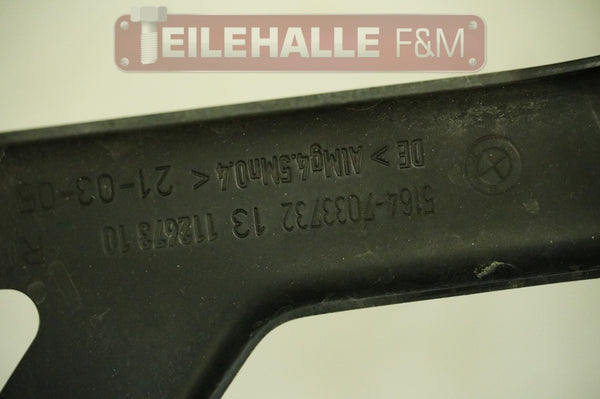 BMW E61 E60 5er Halter Vorderwand vorne rechts Pralldämpfer Aufnahme 7033732