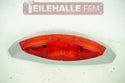 Hella Umrissleuchte oval links Seitenbegrenzung C5W 12V rot weiß Fahrerseite