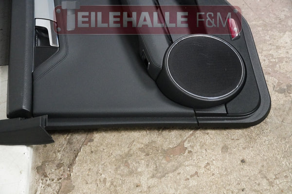 Mercedes S204 W204 Türverkleidung hinten rechts Leder schwarz Rollo A2048101020