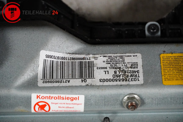 Mercedes W212 E-Klasse Armaturenbrett Knieairbag Beifahrer schwarz A2126802387