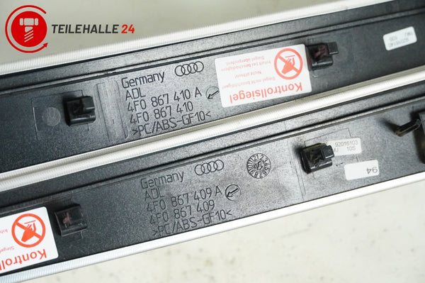 Audi A6 4F C6 Dekorleiste Aluminium Zier Tür Armatur Quattro 4F0867409 F1853190O