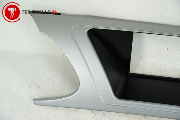 Audi A4 B8 8K Verkleidung Blende Display Armaturenbrett Rahmen silber 8K1857186F