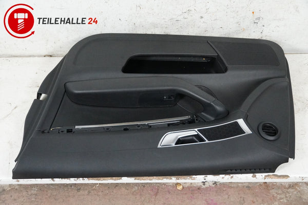 Audi A6 C6 4F Türverkleidung vorne rechts Leder schwarz Soul Milano 4F1867106C