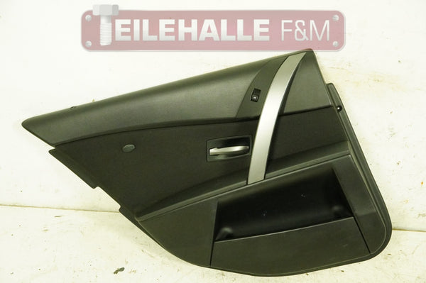 BMW E61 E60 5er Türverkleidung hinten links Stoff Fluid Anthrazit ALAT 7034059