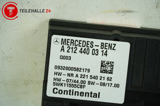 Mercedes S204 W204 Steuergerät Modul Kraftstoffpumpe Diesel A2124400314