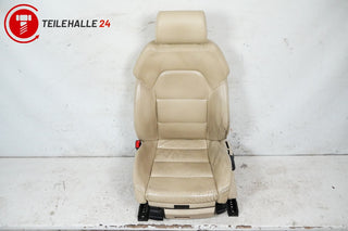 Audi A6 4F C6 Fahrersitz Ledersitz Sportsitz vorne links beige Valcona SHZ