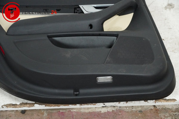 Audi A6 4F C6 Türverkleidung hinten links Leder Sahne Rollo Valcona 4F0867305E