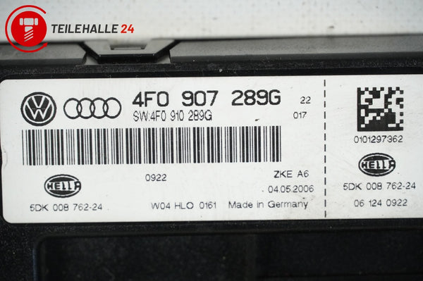 Audi A6 C6 4F Steuergerät Bordnetz Bordnetzsteuergerät Diagnose 4F0907289G