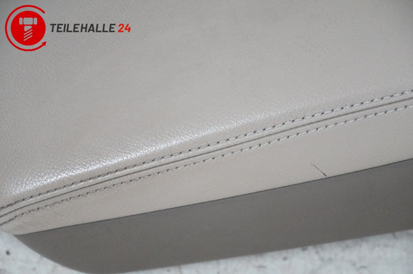 Audi A6 C6 4F Mittelarmlehne Ablagefach Mittelkonsole Leder kardamombeige