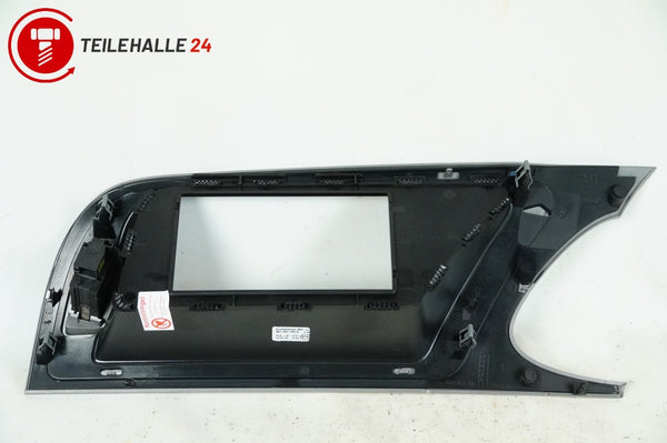 Audi A4 B8 8K A5 8T Displayblende Rahmen Naviblende Dekor grau 8K1857186D