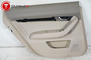 Audi A6 C6 4F Türverkleidung Pappe hinten links Leder kardamombeige 4F0867305K