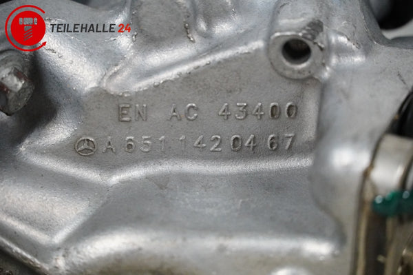 Mercedes S204 W204 OM651 Abgaskühler AGR Ventil Rückführ A6511400275 A6511400360